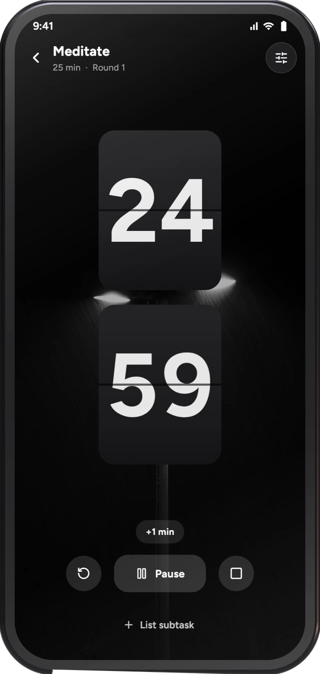Flip clock